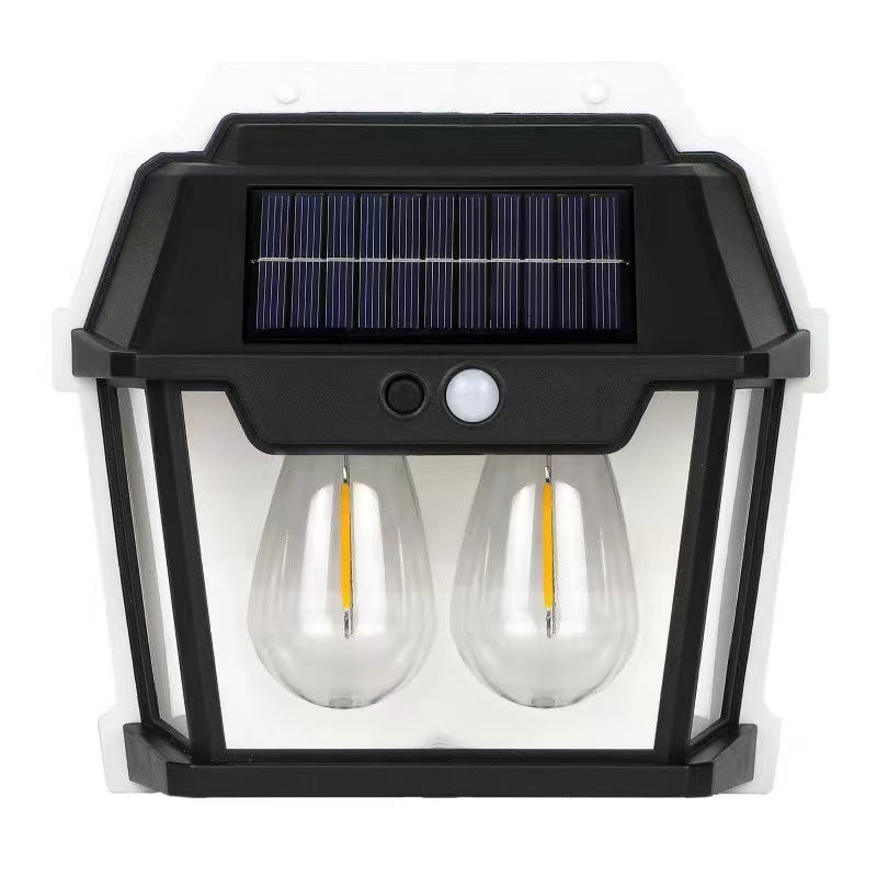 MEC02-2W Outdoor Solar Wall Light – Waterproof LED Lamp with Motion Sensor