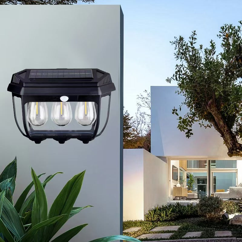 MEC03-3W Outdoor Solar Wall Light – Waterproof LED Lamp with Motion Sensor