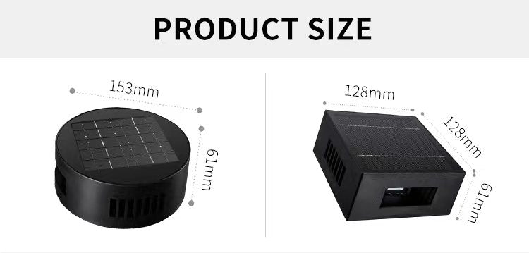 MEC05 Solar Outdoor Wall Light Adjustable Light Angle Elegant Design