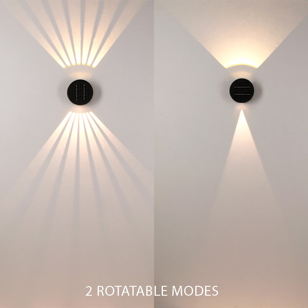 MEC05 Solar Outdoor Wall Light Adjustable Light Angle Elegant Design