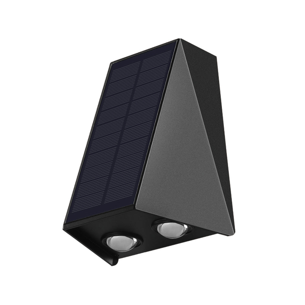 MEC08 Solar Outdoor Wall Light Minimalistic Elegant Design