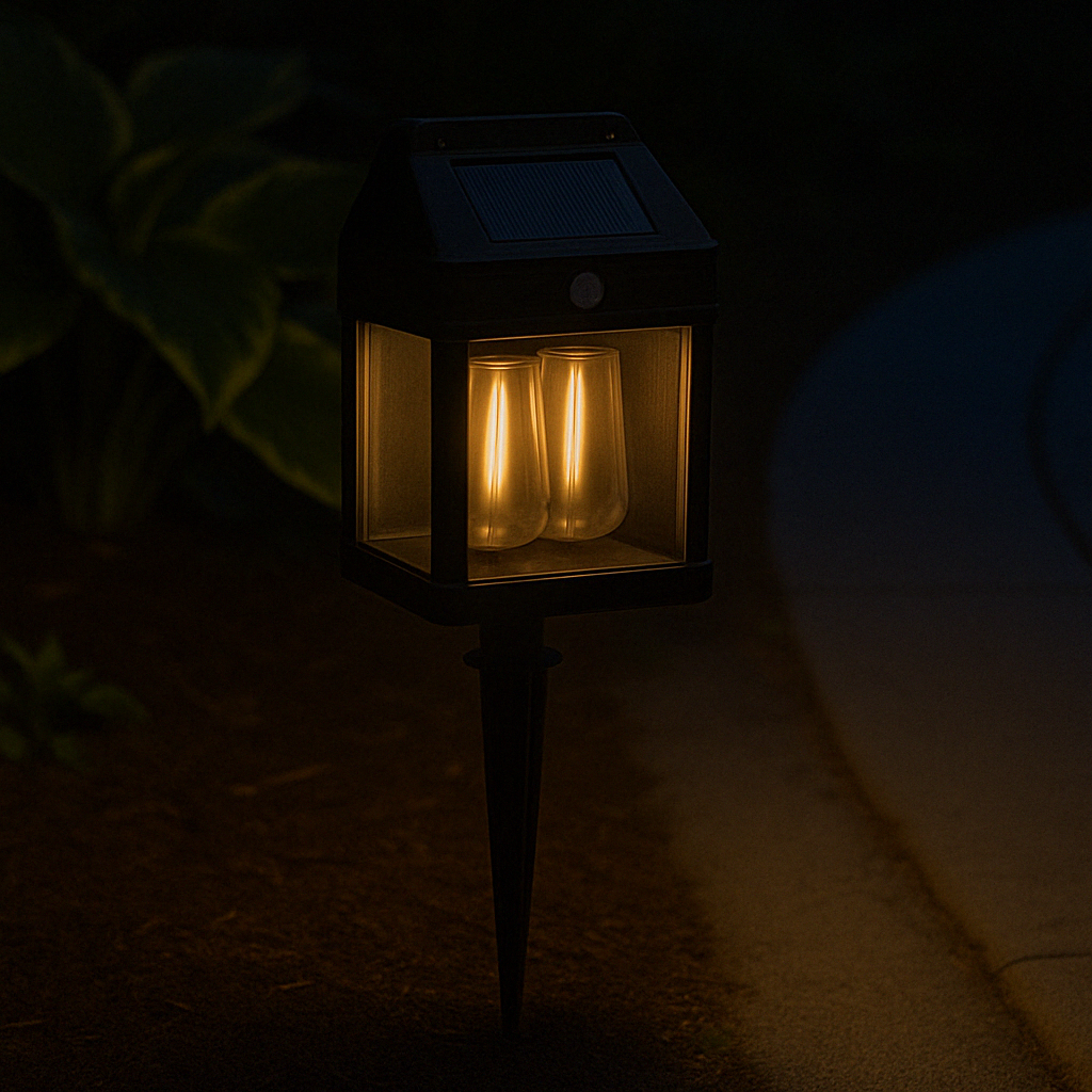 Solar powered pathway in-ground lamp light solar induction