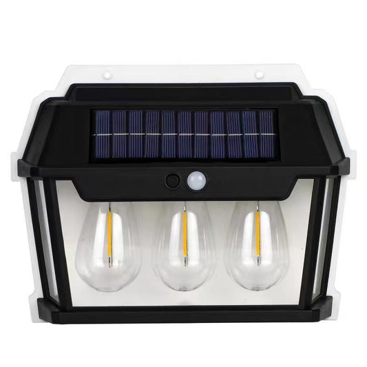 MEC02-3W Outdoor Solar Wall Light – Waterproof LED Lamp with Motion Sensor