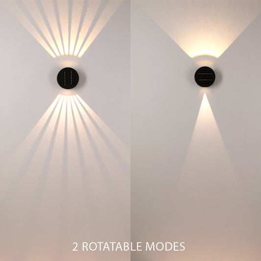 MEC05 Solar Outdoor Wall Light Adjustable Light Angle Elegant Design