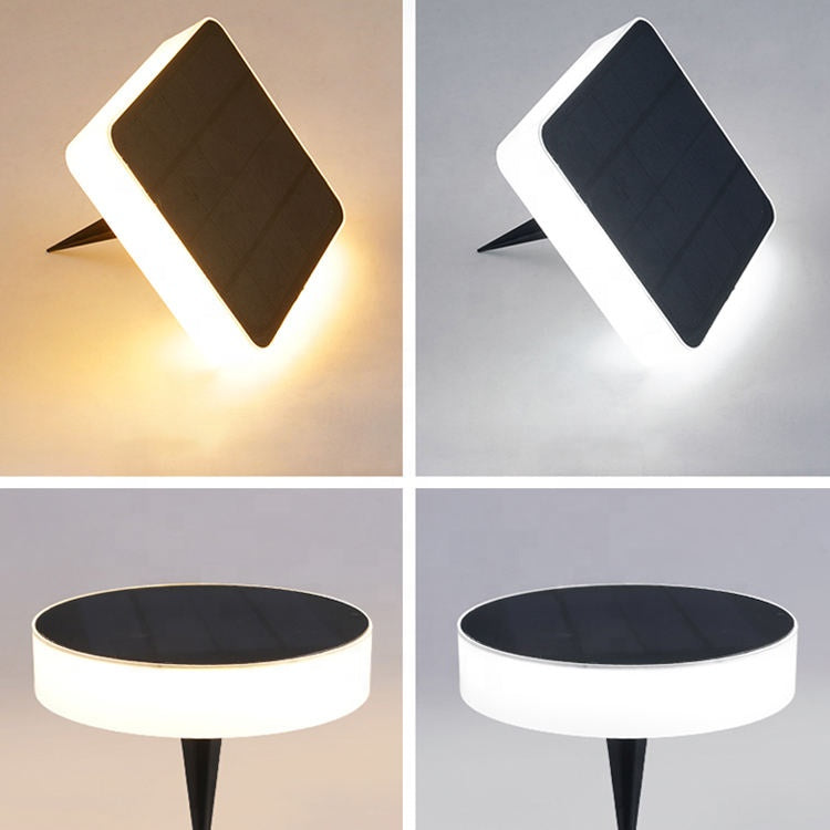 MEC09 Solar Powered Outdoor Lights – 2-in-1 Ground and Wall Lighting with Dual Tones