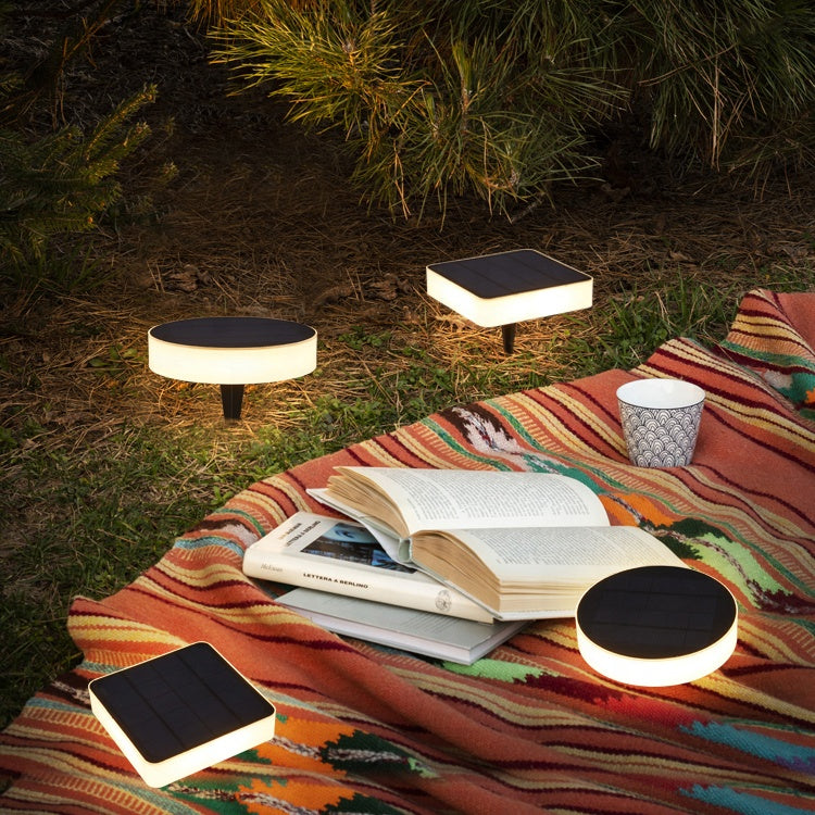 MEC09 Solar Powered Outdoor Lights – 2-in-1 Ground and Wall Lighting with Dual Tones